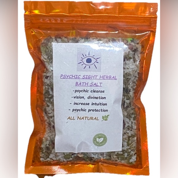 Psychic Sight Herbal Bath Salts- Visions, Divination, Intuition Cleansing - Picture 6 of 9
